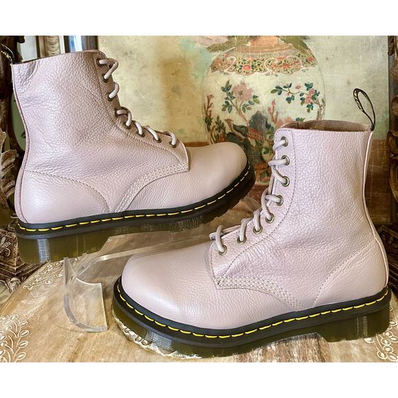 💠Not For Sale 💠 Dr. Martens 1460 Pascal Virginia Vintage Taupe. Size: 41/9 - Picture 3 of 14
